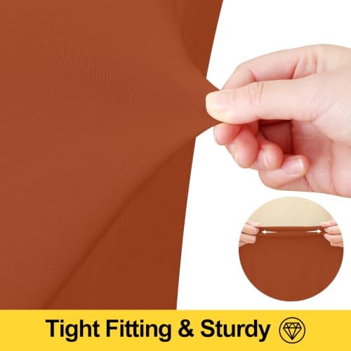 Smiry 2 Pack Spandex Elastic Fitted Table Cloth Skirt for 8FT Table - Image 4