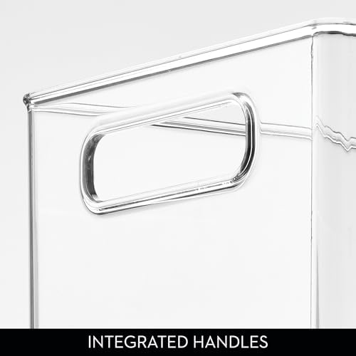 iDesign Kitchen Binz Stackable Organizer, 8" x 6" x 14.5", Clear - Image 5