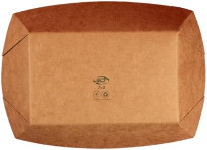 Southern Champion Tray 0521 #250 ECO Kraft Paperboard Food Tray, 2-1/2 lb Capacity (Case of 500) - Image 2