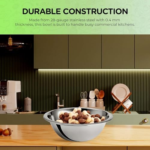 OCS Parts 0.75 Quart Stainless Steel Mixing Bowl | 7-Inch - Image 3