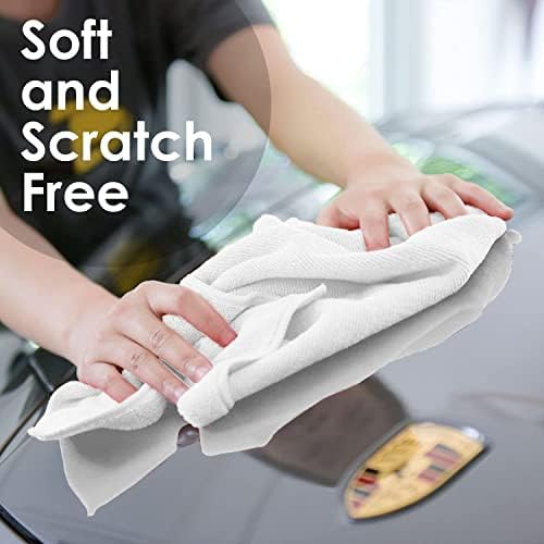 Avalon Towels Microfiber Cleaning Cloths (Value Pack of 48) - Size 16 x 16 Inches, Highly Absorbent Cleaning Rags, Lint Free, Reusable and Washable, Microfiber Towels for Cars - Image 2