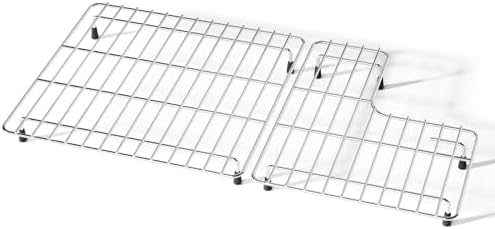 Stainless Steel Sink Protector Grid, 26.18'' x 14.76'' by jkxoo