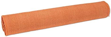 BambooMN Pumpkin 15" x 88" Vintage Burlap Table Runner for Rustic Wedding Bridal Shower Bachelorette Graduation Party Table Decor Decorations, 30 Pieces - Image 3
