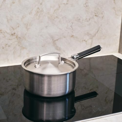 Kamberg - Set of 2 saucepans 18/20 cm - 2 Removable Handles - Stainless Steel 18/10 Triply - Suitable for All Heat Sources Including Induction and Oven - Image 6
