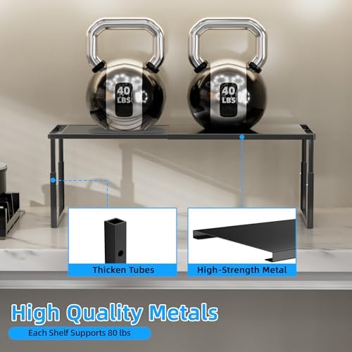 Cabinet Shelf, 1 Pack Expandable Shelf for Kitchen Storage - Image 3