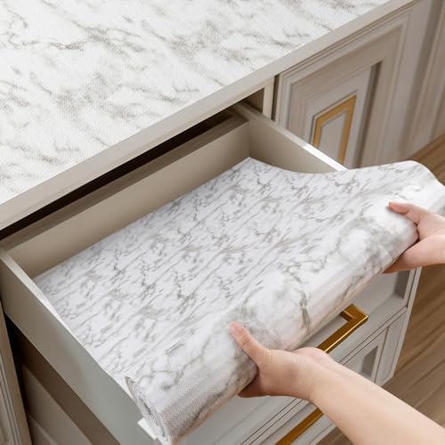 Shelf and Drawer Liner for Kitchen Cabinet Non-Adhesive Non Slip by Shinlendid