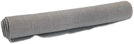 BambooMN Gray 15" x 88" Vintage Burlap Table Runner for Rustic Wedding Bridal Shower Bachelorette Graduation Party Table Decor Decorations, 2 Pieces - Image 3