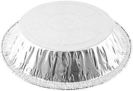 Pactogo 6" Aluminum Foil Mini Pie Pans - Disposable Small Baking Tin Plates with Clear Hinged Containers (Pack of 300 Sets) - Image 6