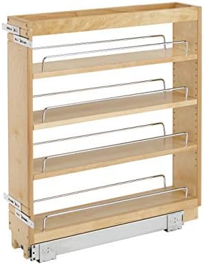 Rev-A-Shelf Pullout Kitchen Cabinet Organizer, Min Cabinet Opening 5.5" W by Rev-A-Shelf