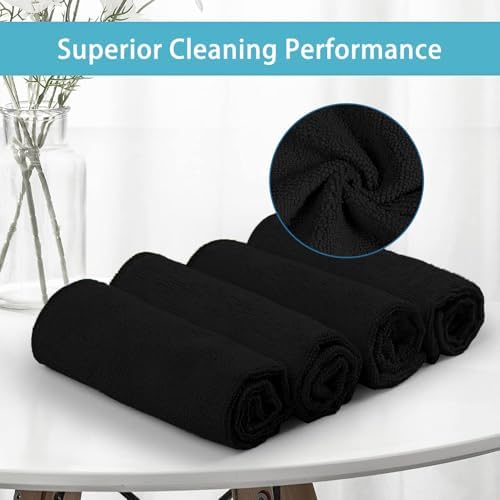 HOMEXCEL 150PK Microfiber Cleaning Cloth, Cleaning Rag for Home, 11.5x11.5 - Image 3