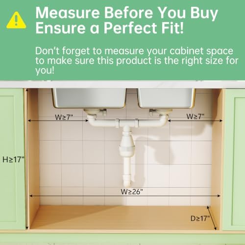 3-Tier Under Sink Organizer, Pull Out Cabinet Organizer for Kitchen & Bath - Image 3