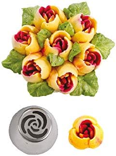 27 Pieces Small Stainless Steel Russian Flower Icing Tips Kit - Image 7