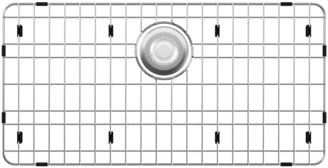 Stainless Steel Sink Protectors for Kitchen Sink, 28-3/8’’ x 14-3/16’’ by jkxoo