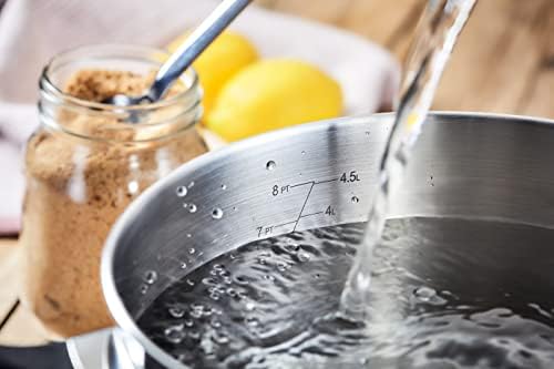 Judge Vista Stainless Steel Extra Large Saucepan with Helper Handle 22cm, 4L, Shatterproof Vented Glass Lid, Induction Ready, Oven Safe - Image 2
