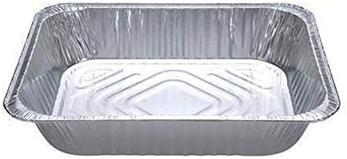 Tiger Chef Aluminum Foil Pans - Disposable Freezer to Oven Safe Containers for Takeout, Baking, Cooking, Storing and Freezing (50, 9 x 13 with Aluminum Lids) - Image 2