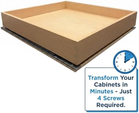 SlidingSusan HardRock MDF Pull-Out Cabinet Drawer Organizer 14"W x 18"D - Image 7