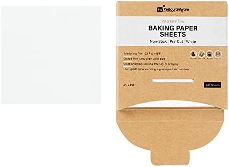 Restaurantware White Paper Parchment Baking Sheet, 4 In, 1000 Pack - Image 2