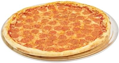 Restaurantware 22 Inch Aluminum Pizza Pan 1 Count Wide Rim Silver Pizza Pan, Heat Conductive Round Pizza Tray, Lightweight Corrosion-Resistant Serving Tray For Restaurant Or Home Use by Restaurantware