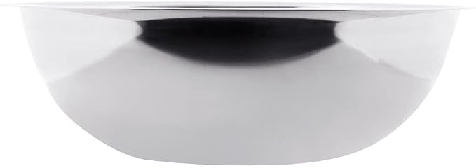 Betolla 30 Quart Stainless Steel Mixing Bowl – Medium Weight Flat Base Prep Bowl with Polished Mirror Finish for Baking, Cooking & Food Prep - Image 3