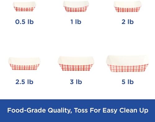 Karat Paper Food Trays Disposable [5 LB - 500 ct] Sturdy Food Boats, Leak Resistant | Ideal for Snacks, Nachos and Finger Foods - Image 7