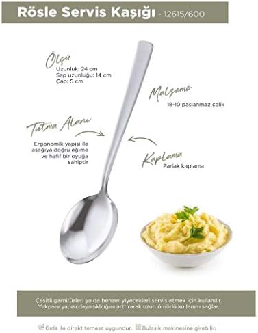 Rösle Stainless Steel Vegetable Spoon - Image 2