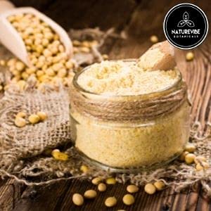 Naturevibe Botanicals Defatted Soy Flour 5lb Premium Quality | Used for Baking and as Thickener