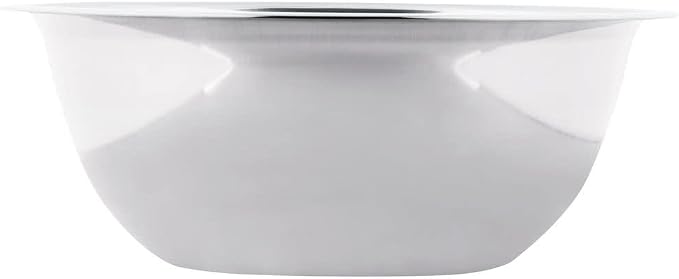 Betolla 3 Quart Stainless Steel Mixing Bowl – Medium Weight Flat Base Prep Bowl with Polished Mirror Finish for Baking, Cooking & Food Prep - Image 3
