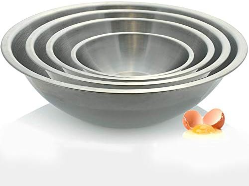 12Piece Stainless Steel Measuring Cups and Measuring Spoon Set with 4 Mixing Bowls - Image 6