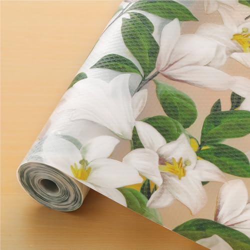 Cooyes Shelf Liner – Premium Non-Adhesive Cabinet & Drawer Liner for Kitchen – Waterproof Shelf Paper with Modern Pattern – Durable EVA Cabinet Mat – Easy to Cut （11.8" W x 240" L） by Cooyes