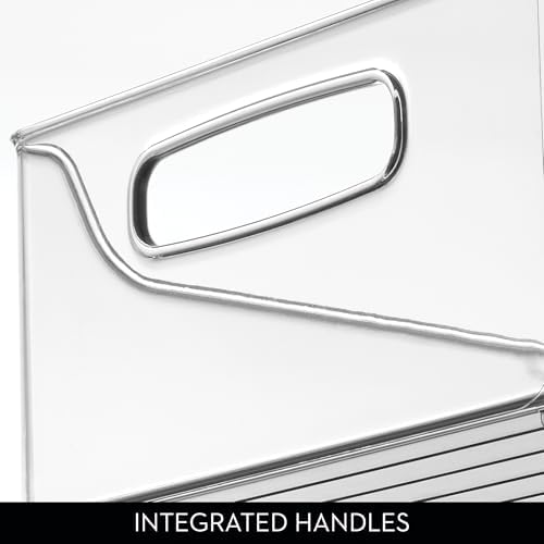 iDesign Stackable Storage Bin with Handles, Clear | For Pantry or Fridge, Made in USA - Image 5