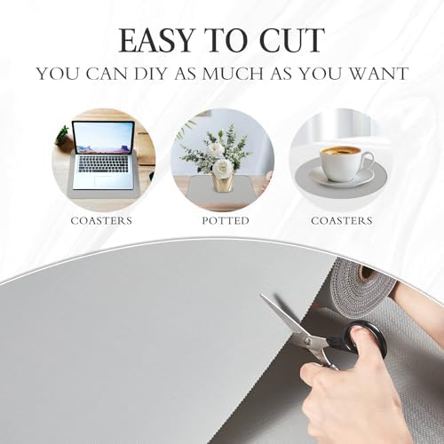 Beautysaid Shelf and Drawer Liner for Kitchen Cabinet Non Adhesive Non Slip - Image 6