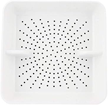 GSW ABS Plastic Floor Sink Drain Strainer Drop-in Basket 8-1/2”W x 8-1/2”L x 2-1/4”H - Perfect for Restaurant, Bar, Buffet (2" H ABS x 4) - Image 2