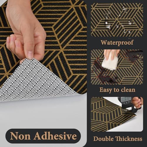 Shelf Liners for Kitchen Cabinets 17in x 20FT, Non Adhesive Cabinet Liner - Image 3