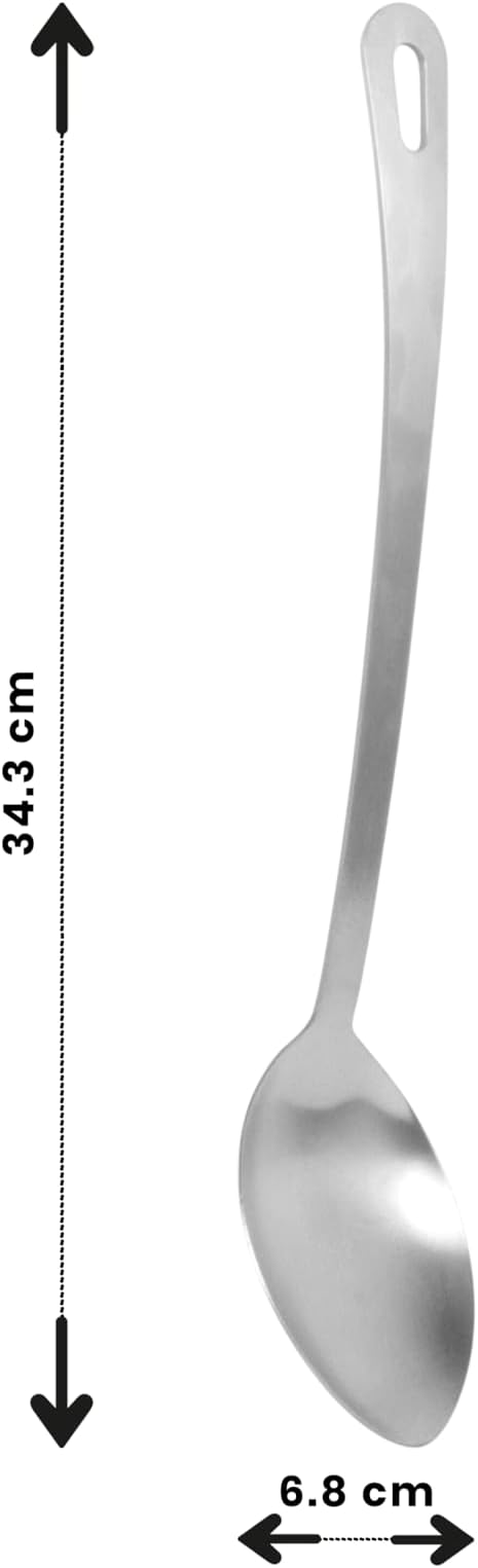 Set of 6 high Resistance Stainless Steel Kitchen Utensils - 18% Chrome - Image 2