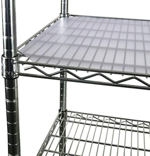 PVC Shelf Liners for Wire Shelving, 4 Pack, Clear Shelf Liners, for Shelf Size 48" x 12" (Actual Cut Size 47" x 11") - Image 2