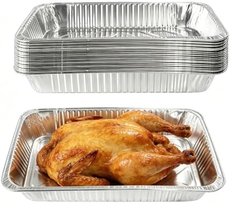 21"x13" Full Size Aluminum Foil Pans （20 Pack ） Heavy Duty by LUCKMETALifeSupermarket