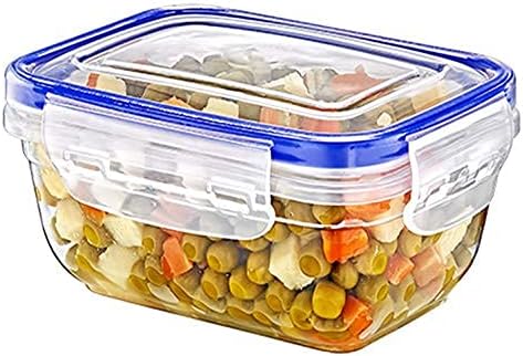 Superio Food Storage Containers, Airtight Leak Proof Meal Prep Containers, Microwave and freezer safe, BPA-free Plastic, Set of 3, - Image 6