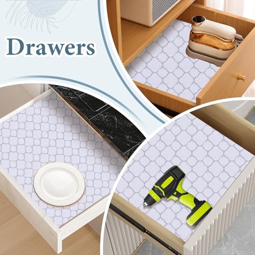Shelf Liners for Kitchen Cabinets 23.6in x 30FT Non Adhesive Drawer Liner - Image 3