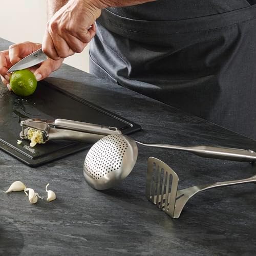 Fissler Essential Potato Masher, 18/10 Stainless Steel Kitchen Utensil for Mashing Potatoes & Vegetables, Ergonomic Handle, Dishwasher Safe - Image 6