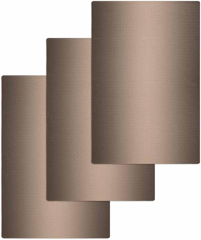 Ombre Dark Brown Dish Towels Set, Waffle Weave Kitchen Towels Microfiber Towels Cleaning, Modern Minimalist Gradient Solid Color Soft Absorbent Dish Drying Towels Hand Towels 3 Pack 15.7x23.6 Inch by Unknown