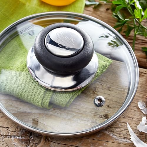 Judge Vista Stainless Steel Non-Stick Medium Saucepan 16cm 1L, Shatterproof Vented Glass Lid, Induction Ready, Oven Safe - Image 3
