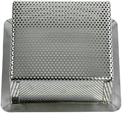 GSW Stainless Steel Floor Sink Drain Strainer 10”W x 10”L x 5”H - Perfect for Restaurant, Bar, Buffet (5"H SS x 4) - Image 3