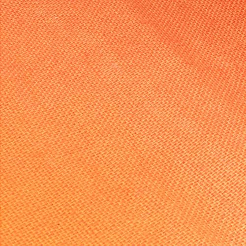BambooMN Orange 15" x 88" Vintage Burlap Table Runner for Rustic Wedding Bridal Shower Bachelorette Graduation Party Table Decor Decorations, 30 Pieces - Image 4