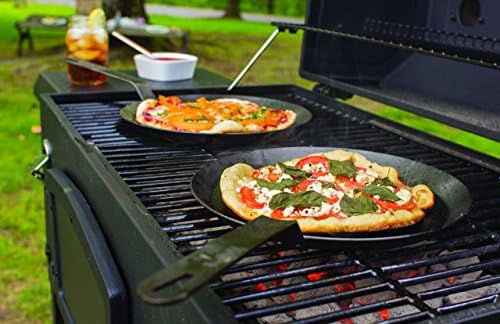 Lodge Pre-Seasoned Carbon Steel Skillet, Long Handle, 8 Inches - Image 2