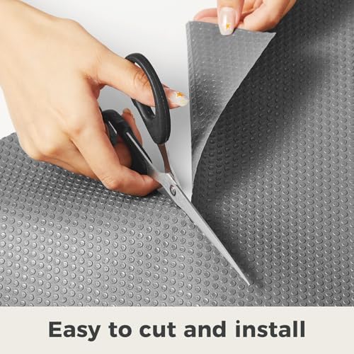 100% EVA Shelf Liner Waterproof Non Adhesive, 12" x 120", Grey - Image 4