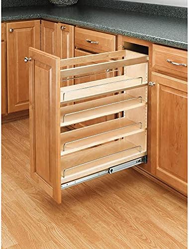 Rev-A-Shelf Pullout Kitchen Cabinet Organizer, Min Cabinet Opening 5.5" W - Image 2