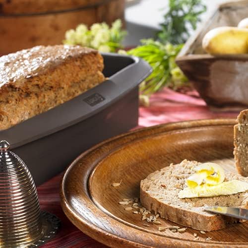 Lurch FlexiForm 585000 Loaf Tin Set of 2/2 Bread Baking Moulds 100% BPA-Free Platinum Silicone 25 x 9 cm Brown - Image 5