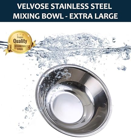 Stainless Steel Mixing Bowl Extra Large, 23-Quart, 20 inch (Diameter), 6.1 inch (Height) Mixing Bowl 20" (1) - Image 5