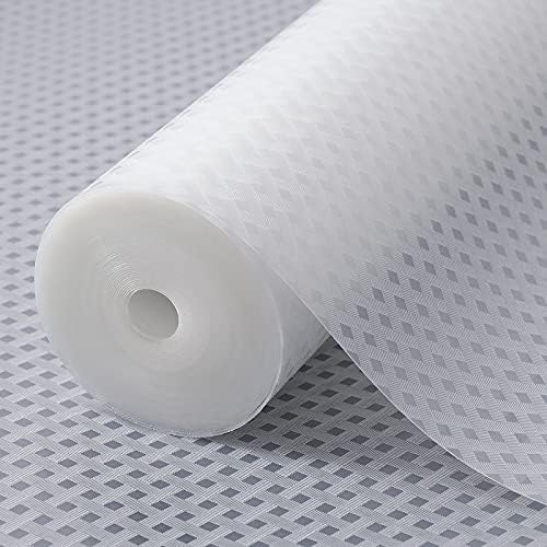 Shelf Liner Non Adhensive Drawer Cabinet Mat Clear 17.5"× 236.2" Pack of 2 by StaHom