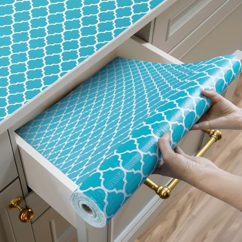 Shelf and Drawer Liner for Kitchen Cabinet Non-Adhesive Non Slip by Shinlendid